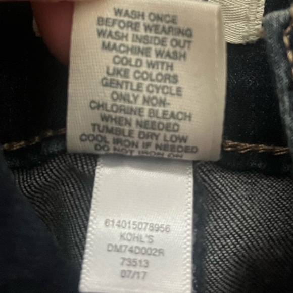 Mudd Distressed Bling Rhinestone Jeans Girls Size 16 - Picture 7 of 7